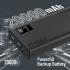 Promate Bolt-20Pro 20000Mah Slim Power Bank with Dual USB Ports, Safe Adaptive Charging